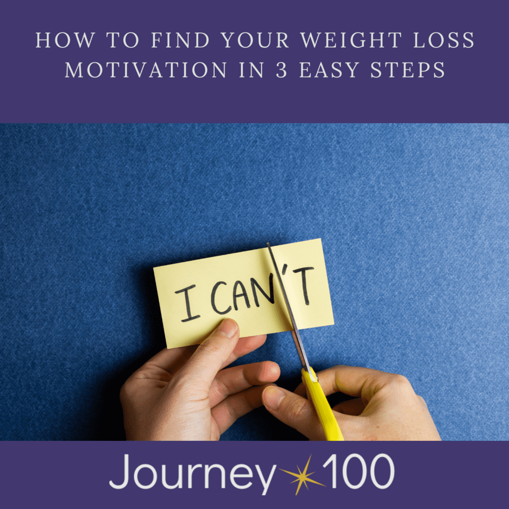 How to find your weight loss motivation in 3 easy steps