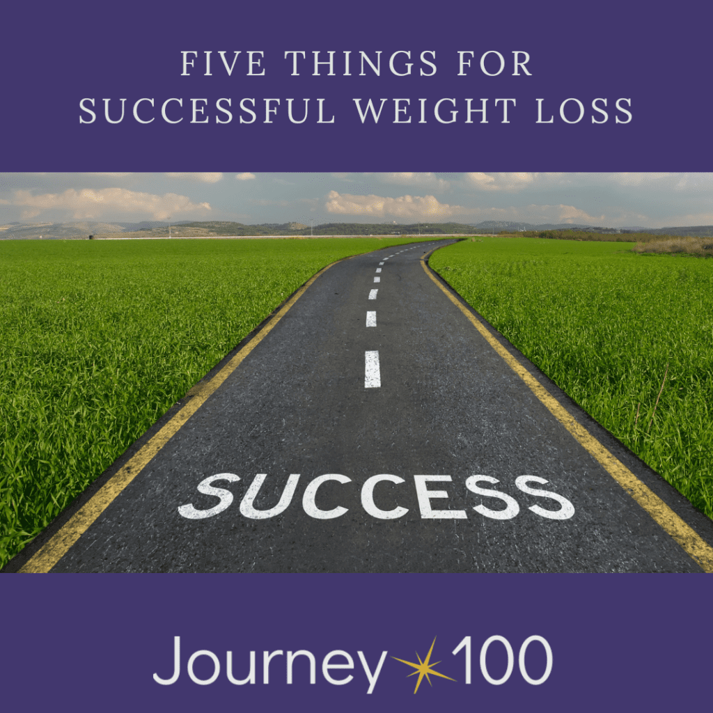 Five things for successful weight loss