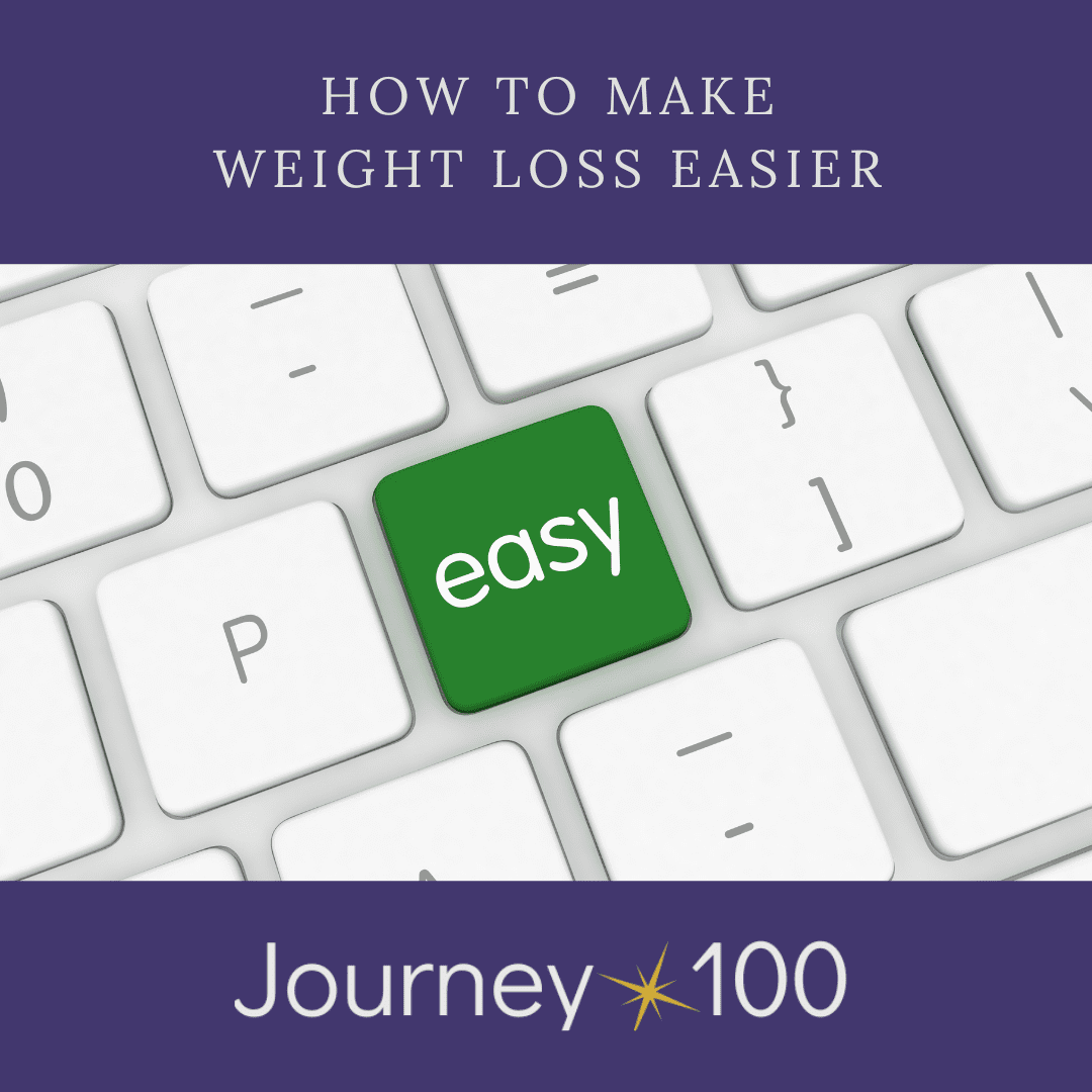 How to make weight loss easier Journey 100 Coaching