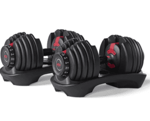 Adjustable dumbbells great gift for someone losing weight